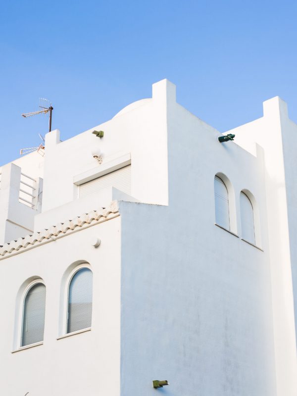 Beautiful exterior of newly built luxury home. Yard with green grass and walkway.